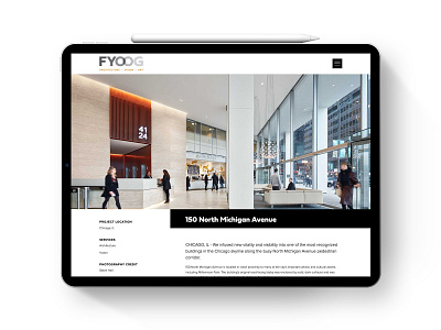 FYOOG Tablet Web Design art direction branding logo visual identity website