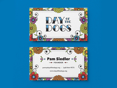 Day of The Dogs marketing collateral print design visual identity website