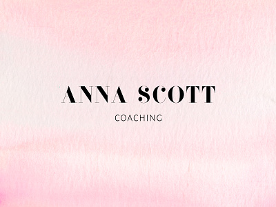 Anna Scott Coaching digital design social media design visual identity website