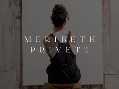 Meribeth Privett Logo branding digital design logo visual identity website