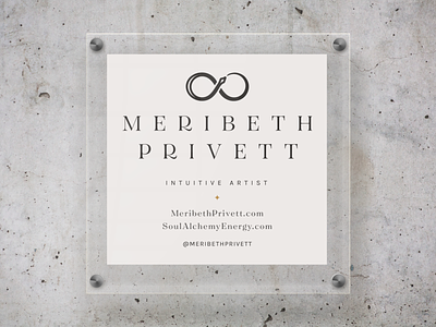 Meribeth Privett Sign Design branding design logo print design visual identity