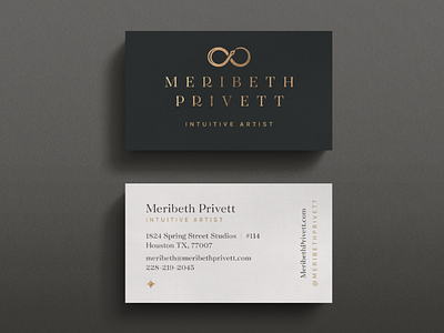 Meribeth Privett Business Card Design