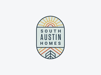 South Austin Homes Identity branding logo print design visual identity website