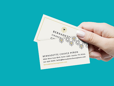 Bernadette Chavez Piñon Counseling Identity branding logo print design visual identity website