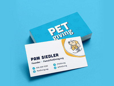 PetGiving Identity social media design