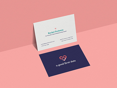 A Good First Date Identity digital design