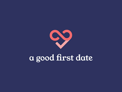 A Good First Date Identity digital design
