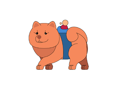 Tofu the Chow's Adventure animal chow chow cute design dog illustration illustrator instagram puppy vector vector art