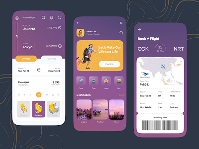 Ticket Flight App app design figma flight flight app flight booking flight search good morning mobile mobile app plane ticket app ticketing ui ui ux uidesign uiux uiuxdesign ux ux design