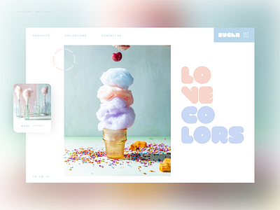 Sugar #3 app branding design slider ui uidesign ux uxdesign web website