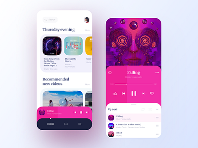 Music Concept 03 concept design figma innn ios iphone x music app ui