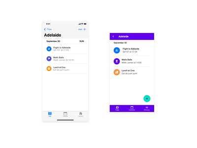 Material Design vs iOS - Daily UI Activity android app daily ui dailyui human interface guidelines ios material design travel travel app