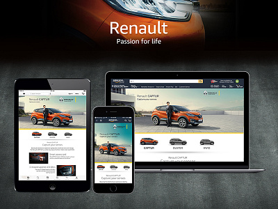 Renault Landing page on Amazon.in amazon artdirection passionforlife renault