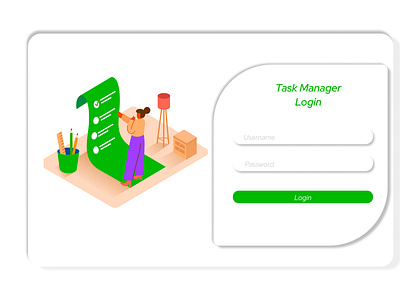 Daily UI 001 dailyui design login page login screen task ui web webdesign