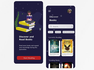 Reading App app app design book book reading dailyui design designs mobile mobile app mobile app design mobile design mobile ui read reading reading app ui ui ux ui design uidesign