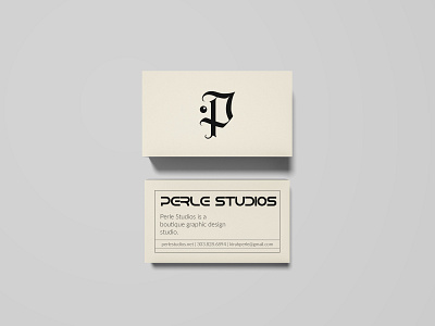 Perle Studios Business Cards business card business card design business card mockup business cards business cards design