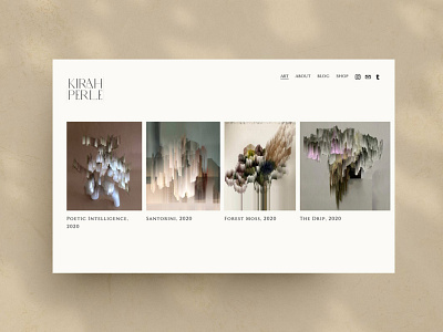 Kirah Perle Web Site Design