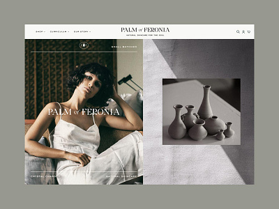 Web Design - Palm of Feronia branding conscious shopify shopify template skincare webdesign website website design websites