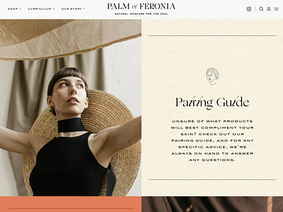 Palm of Feronia "Pairing Guide" Page Design - by Perle Studios