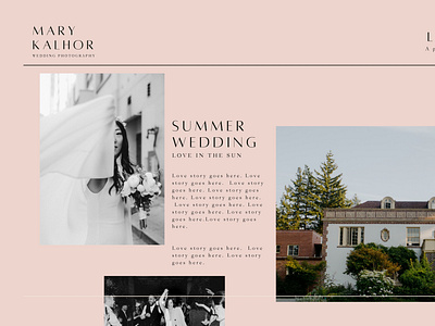 Web & Branding Concepts for Mary Kalhor