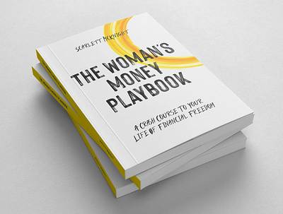 THE WOMAN'S MONEY PLAYBOOK book art book cover book cover art book cover design branding design illustration logo ui vector