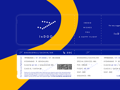 Daily Design Challenge #024 Boarding Pass