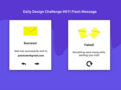 Daily Challenge 011 Flash message