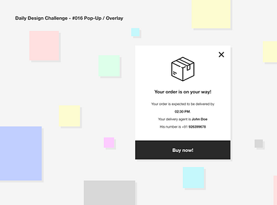 Daily Challenge 016 Pop-Up/Overlay customer experience dailyui dailyuichallenge design designui minimalistic overlay overlays popup trending design trending ui ui user experience