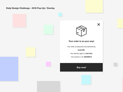 Daily Challenge 016 Pop-Up/Overlay