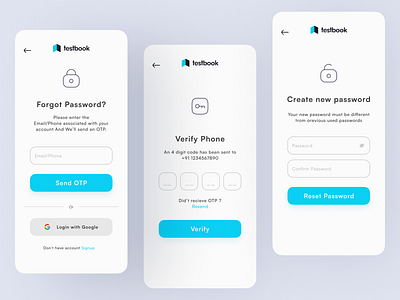 Forget password page by Mohit Gupta on Dribbble