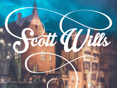 Signed with a Flourish branding design flourish hero identity scott wills scottwills typography