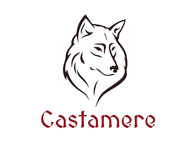 Logo #gameofthrones dog game of thrones illustration logo wolf