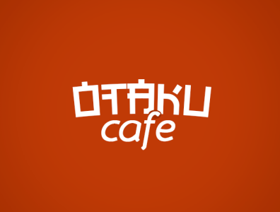 Otaku cafe Logo Desin branding design logo minimal typography