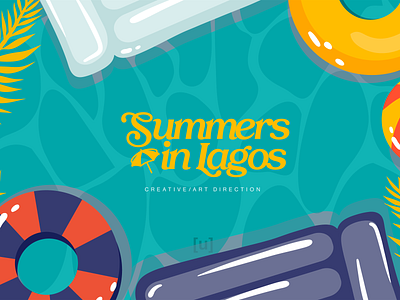 Summers in Lagos branding colored savage design graphic design illustration ojo ayotunde summers in lagos vector