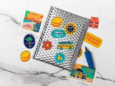 Summers in Lagos Stickers