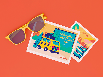 Summers in Lagos 3D Animation 3d animation branding colored savage design graphic design illustration logo minimal ojo ayotunde summers in lagos typography vector