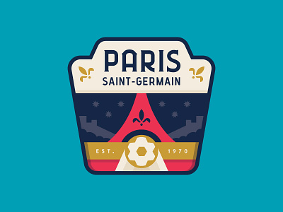 PSG badge crest eiffel france icon logo paris soccer sports