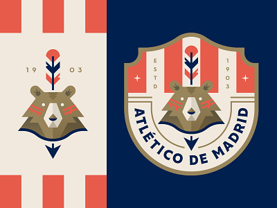 Atlético de Madrid: Análisis del logotipo/escudo (3 de 10) – GilGeiger  Creative