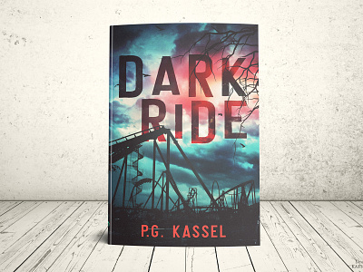 Dark Ride book cover book cover design design ebook cover graphics design typography