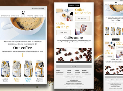 Ecommerce Coffee Shop Mailchimp Template