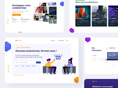 #2 D-impulse Overview branding pages ui webdesign