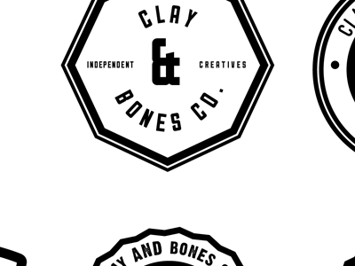 Clay & Bones Identity 2 logo