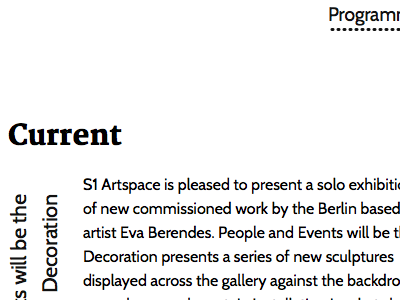 S1 Website Progress... art gallery studios website