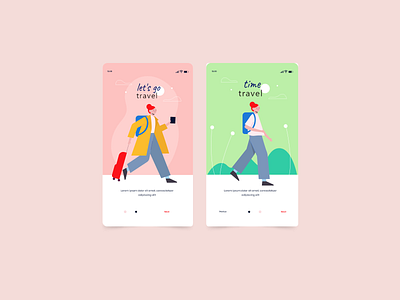 Travel Onbaording Screen app mobile mobile app design mobile application travel