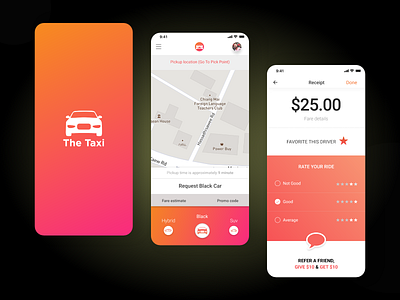 The taxi mobile design app taxi taxi app taxi booking app ui design
