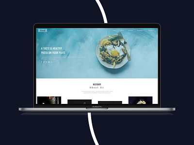 Food Website food app landing webdesign website design