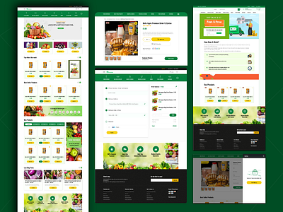 Grocery Website grocery website design