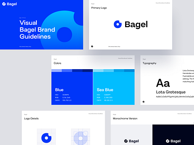 Bagel – Branding brand branding design graphic identity logo mark symbol ui work