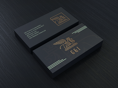G&I Identity For Sale branding business cards corporate identity lion logo