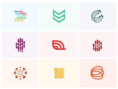 Unused marks brand icons logo mark symbols unused